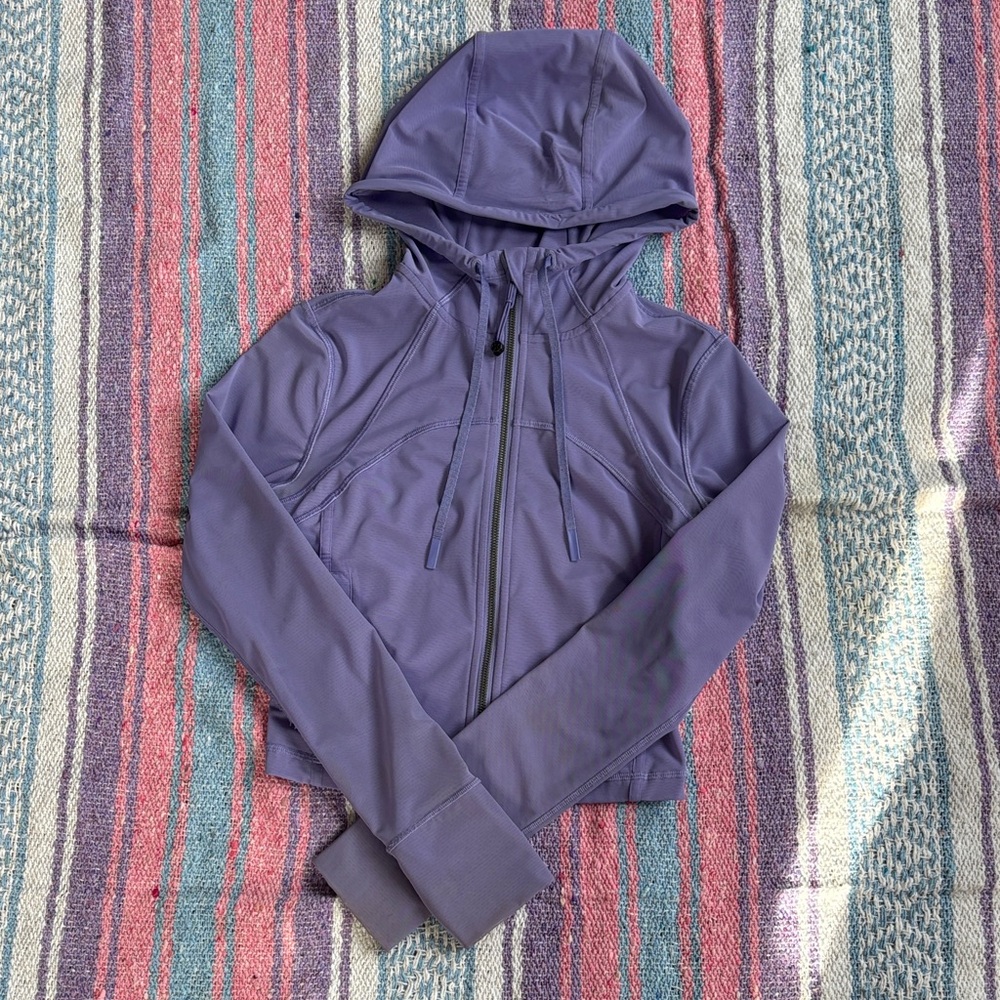 Lululemon zip-up jacket, purple